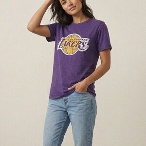 NBA Los Angeles Lakers Purple Basketball T-Shirt